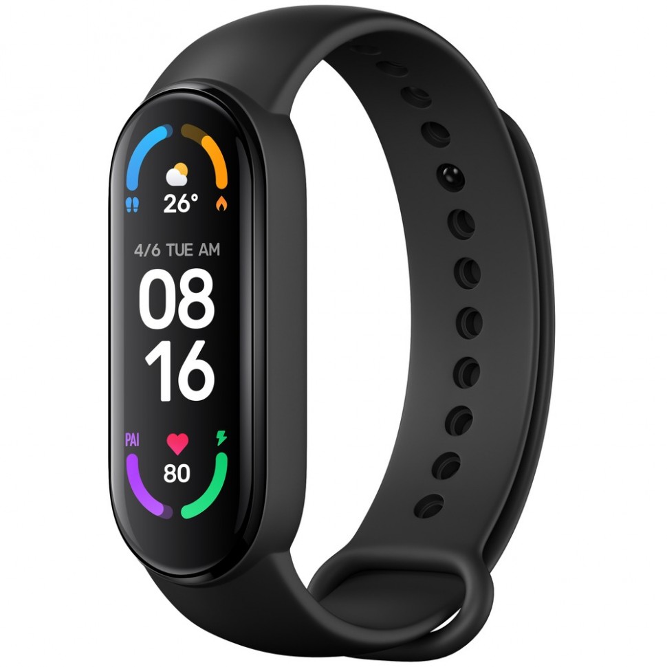 Фитнес-браслет Xiaomi Mi Band 6 NFC чёрный Фитнес-браслет Xiaomi Mi Band 6 NFC чёрный