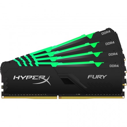 Оперативная память HyperX 64GB DDR4 FURY RGB CL15 (HX426C16FB3AK4/64)