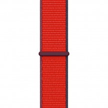 Ремешок для умных часов Apple Watch 40 мм, красный (PRODUCT)RED (MG443ZM/A)