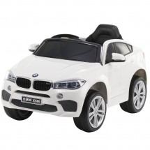 Детский электромобиль Toyland BMW X6M mini белый