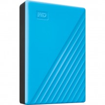 Внешний жесткий диск  Western Digital My Passport 4TB голубой (WDBPKJ0040BBL-WESN)