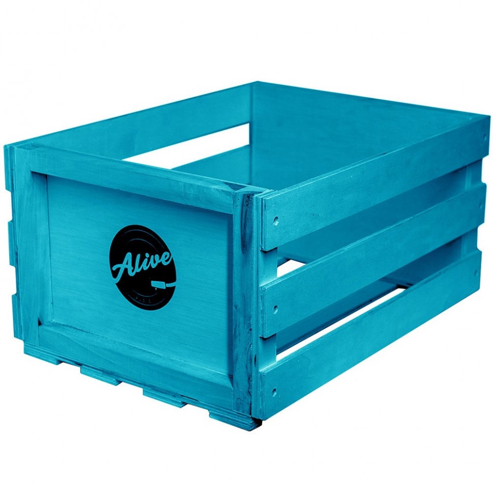 Ящик для пластинок Alive Audio Nature, Blue Ящик для пластинок Alive Audio Nature, Blue