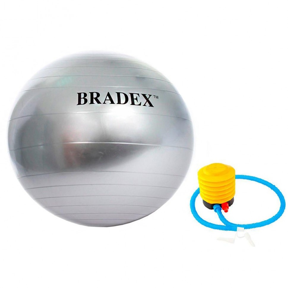 Мяч для фитнеса Bradex SF 0187 с насосом Мяч для фитнеса Bradex SF 0187 с насосом