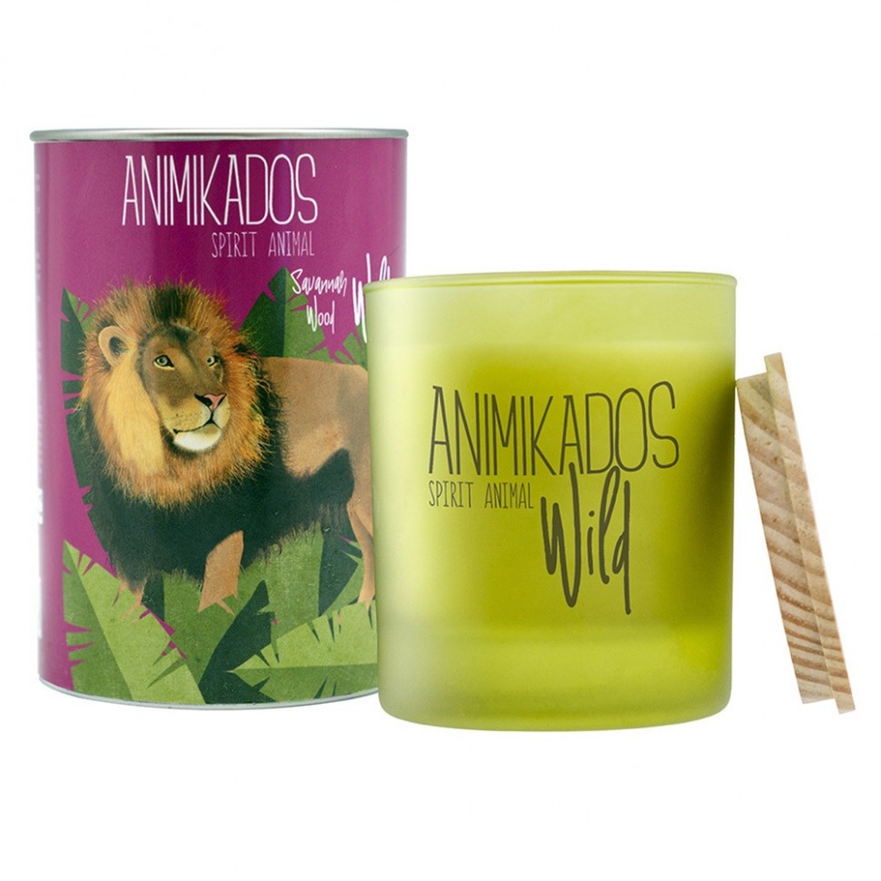 Свеча ароматическая Ambientair Wild Lion VV040SWAW, древесный Свеча ароматическая Ambientair Wild Lion VV040SWAW, древесный