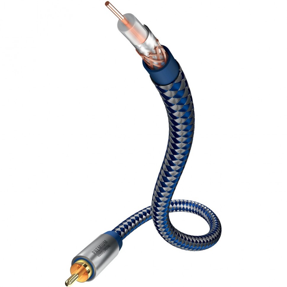 Кабель Inakustik Premium 41401 (RCA - RCA, 1 м) Кабель Inakustik Premium 41401 (RCA - RCA, 1 м)