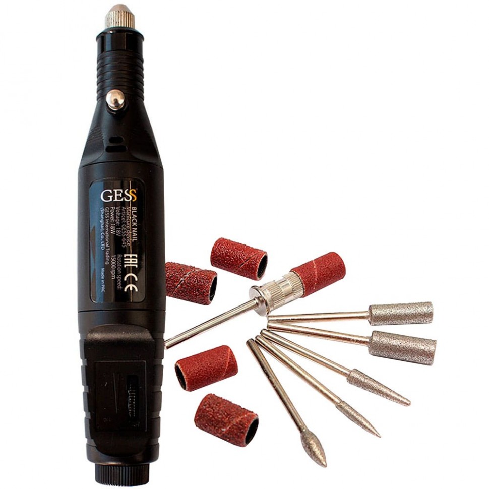 Маникюрный набор GESS Black Nail 645 Маникюрный набор GESS Black Nail 645